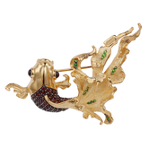 Garnet Silver Brooch - penelope-it.com